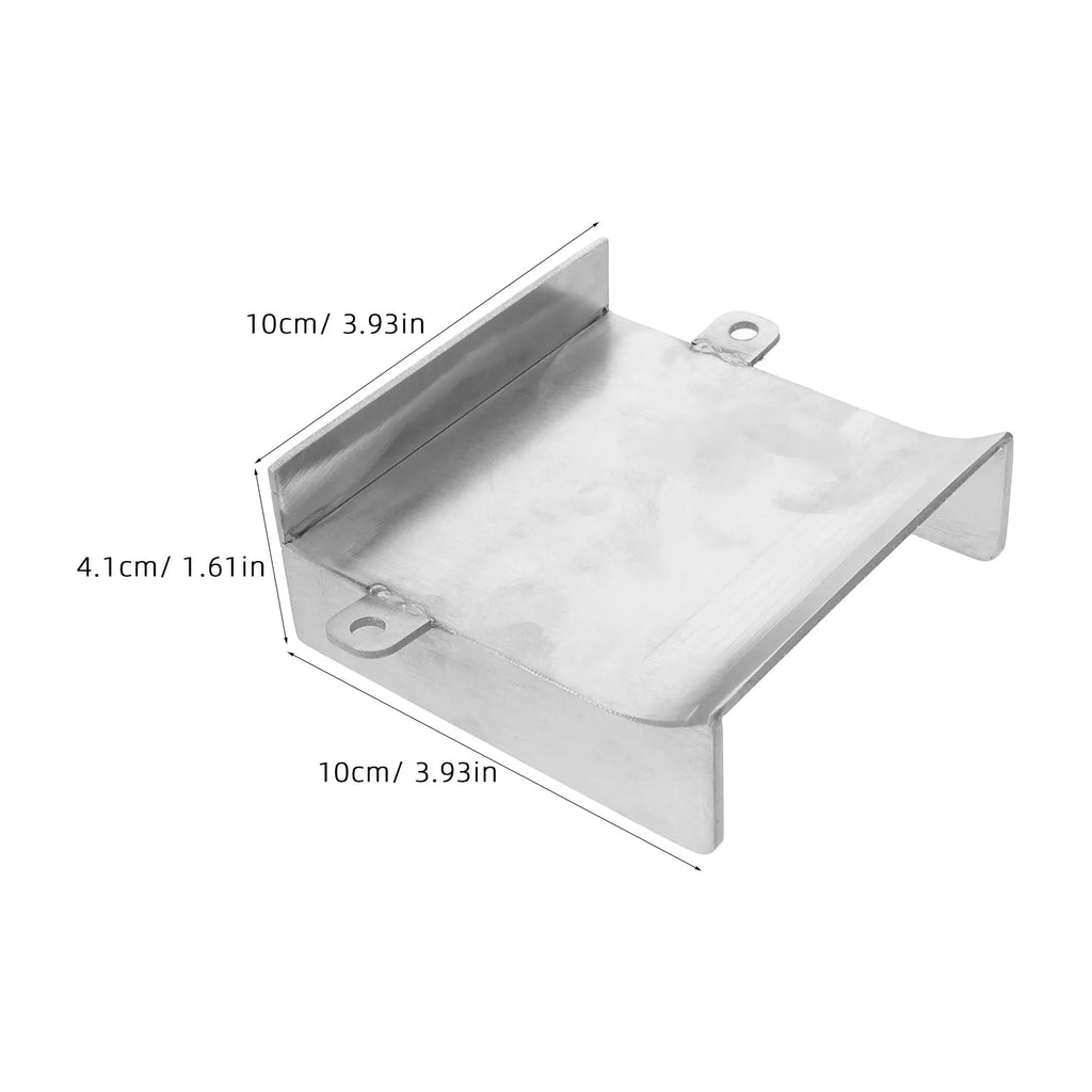 Waterfall Spillway Stainless Steel Outdoor Fountain Spout 3.93x3.93x1.61 Patio Pond Outlet for Backyard Water Garden Water Zpaxo 10X10X4.1CM