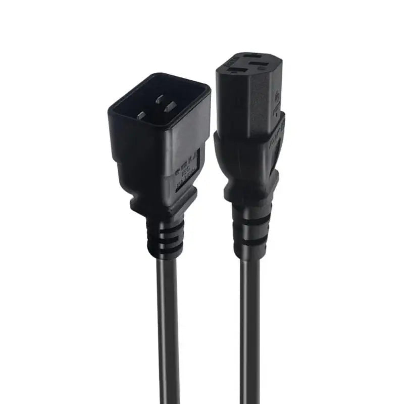 652F Power Cord 3Prong C20 Male to C13 Female 5.9Ft 250V 10Amp 16A PDU Extension Cable for Laptops Electronics Computer Zpaxo
