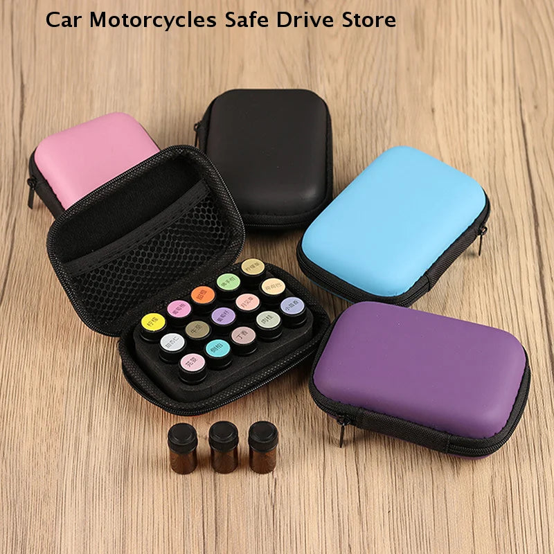 CM15Slots 1 2 Essential Oil Case Young Living Roller Bottles Storage