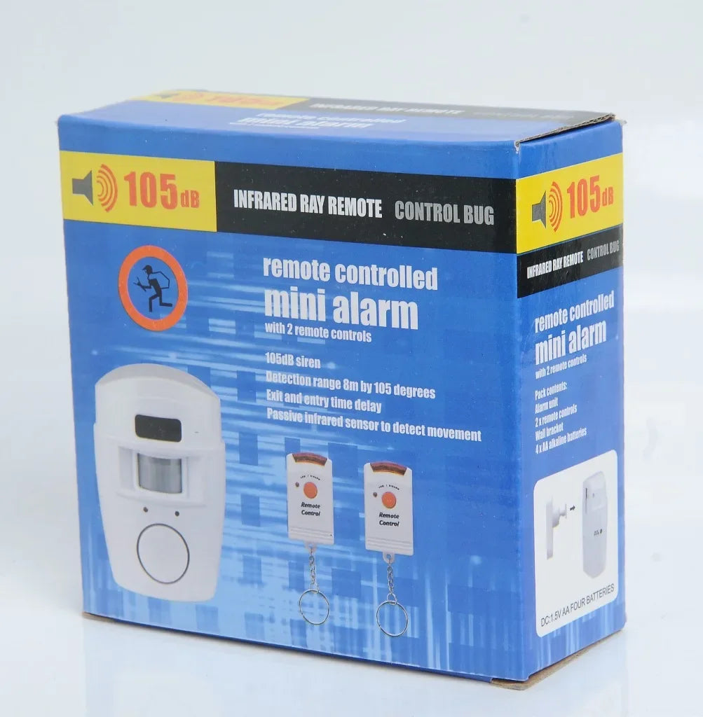 Wireless Motion Sensor Alarm Security Detector Indoor Outdoor Alert Zpaxo