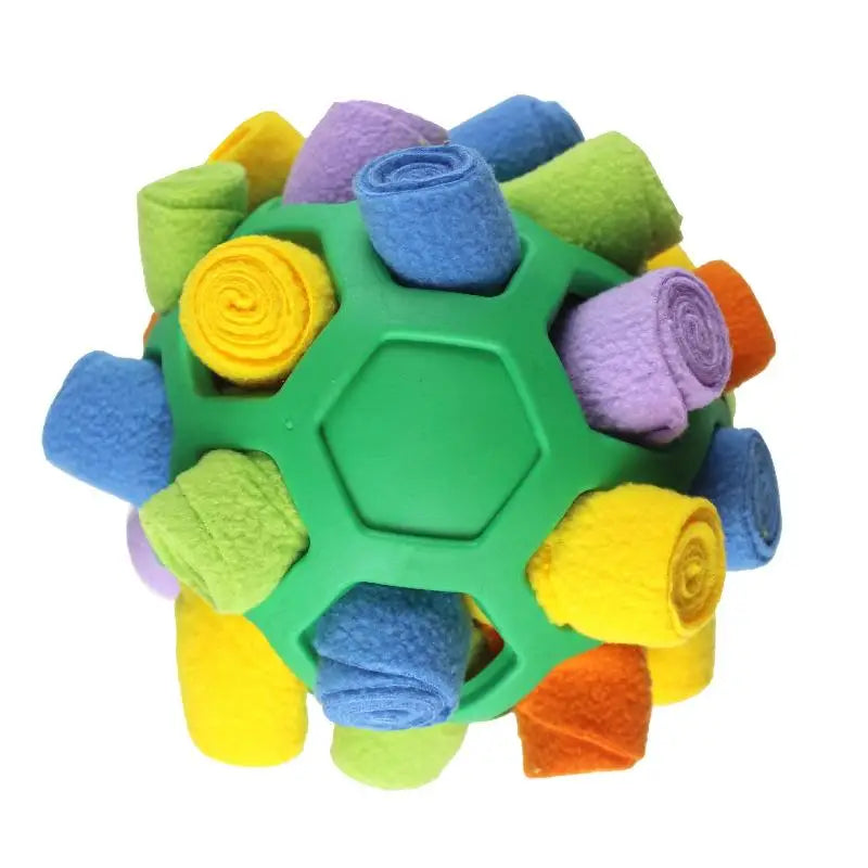 Small Dogs Dog Sniffing Ball Toy Puzzle Hidden Food Educational Zpaxo Green