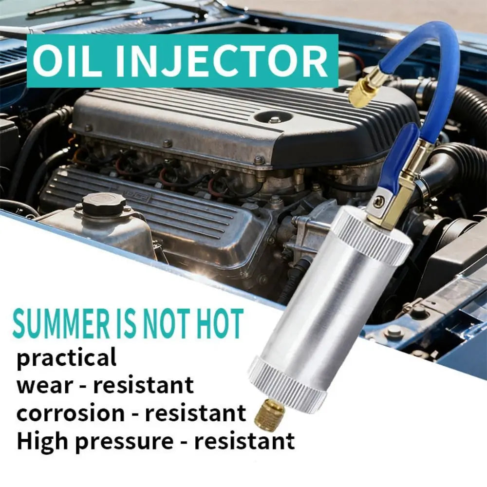 2Oz Capacity R134A Liquid Fuel Injector Convenient Sturdy Car Air Conditioner Refiller Rational Design Efficient Zpaxo