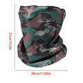 UV Protection Ice Silk Face Gaiter – Windproof Outdoor Bandana Outdoor Face Gaiter Zpaxo Green