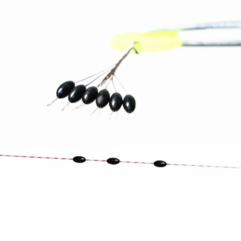 Rubber Space Beans Float Stoppers – Carp & Sea Fishing Line Stops