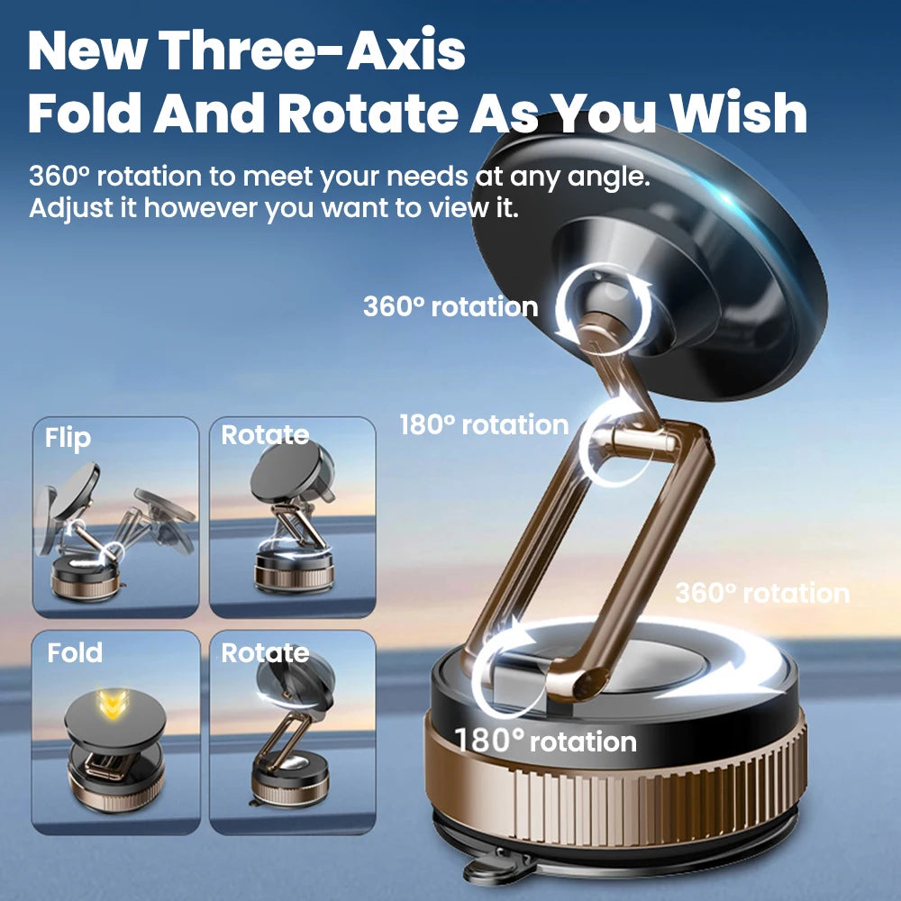 360 Rotatable Magnetic Car Mount Phone Holder Lazy Multi-functional