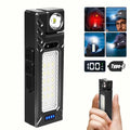 ZHIYU 1200 Lumen EDC Flashlight – 7 Modes, USB Rechargeable EDC Pocket Flashlight Zpaxo Package E Fixed Focus