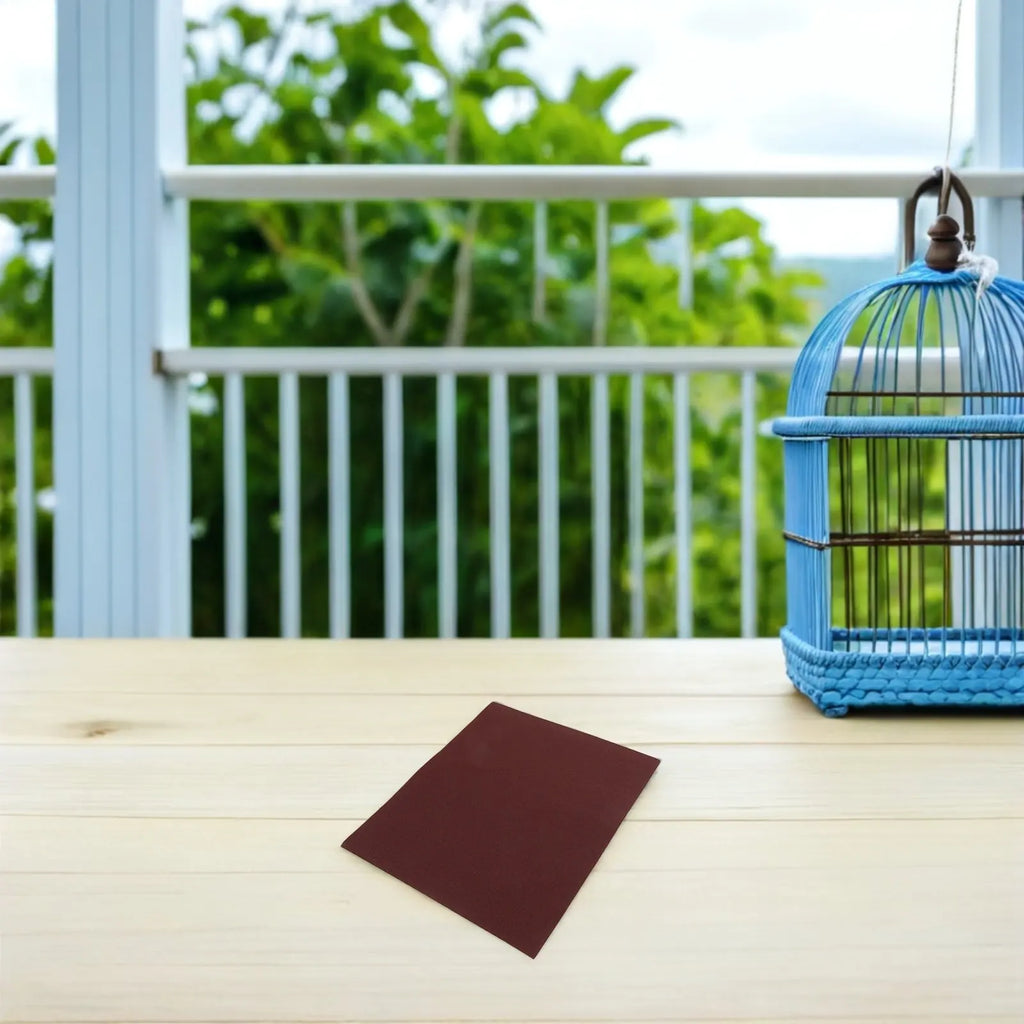 Bird Beak Claw Sandpaper Sheets Parrot Cage Liner Natural Nail