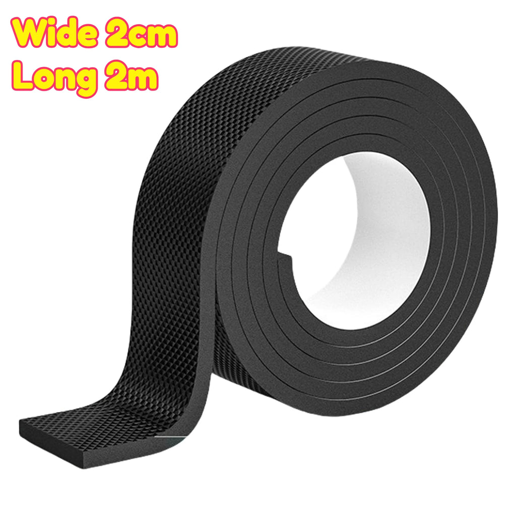 Thick Table Foot Mat Shock Absorber Adhesive Furniture Pad Non-Slip Soundproofing Cut To Size for Chair Table Leg Protects Floor Zpaxo Width 2cm 6mm 1PCS|2 Meters