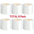6 Packs Tattoo Plastic Wrap Semipermanent Disposable Makeup Supplies Zpaxo clear