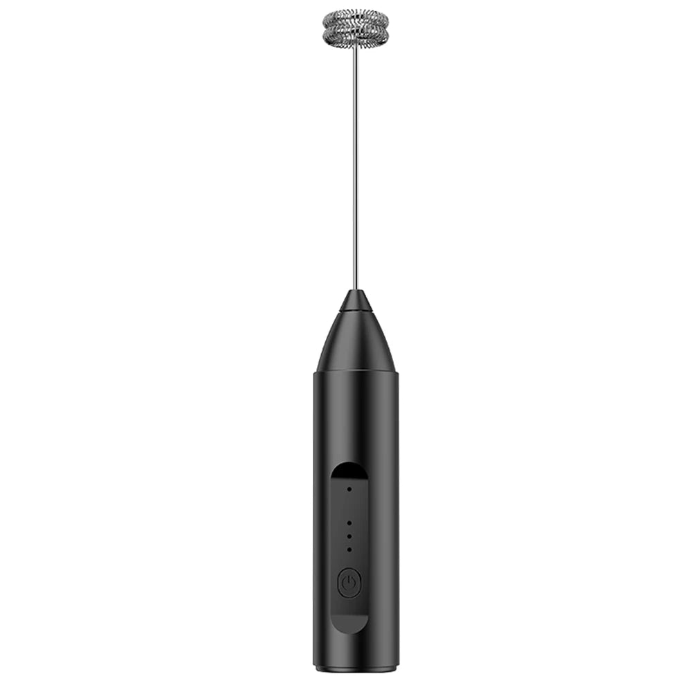 Milk Frother Electric Foamer Mini Coffee Whisk Mixer Rechargeable