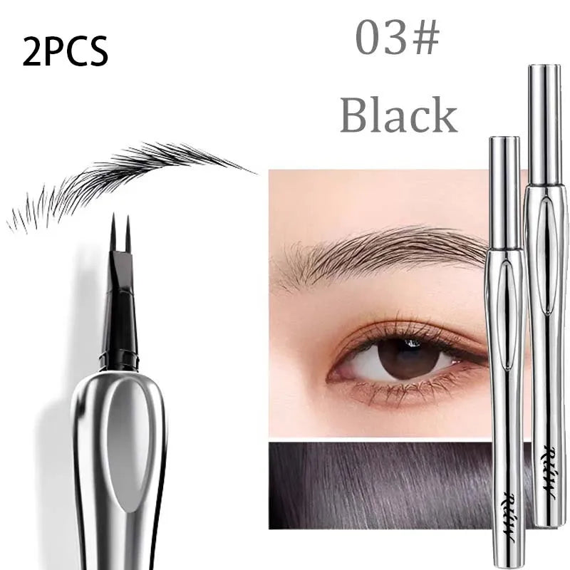 2Point Liquid Eyebrow Pencil Waterproof Sweat-proof Outline Wild