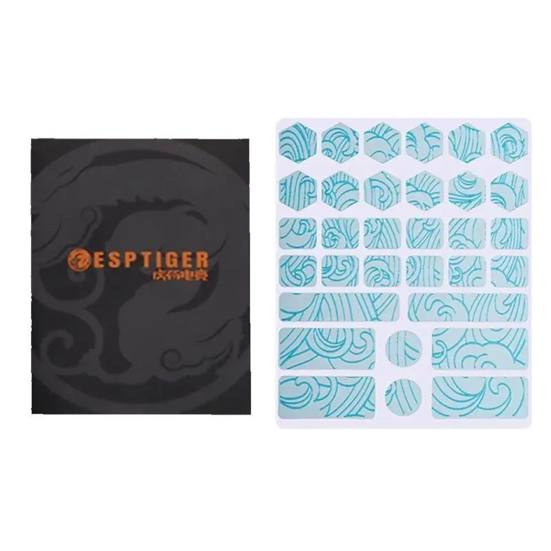 652F Esportstiger Mouse Skin Anti-slip Grip Tape DIY Version Gaming Zpaxo