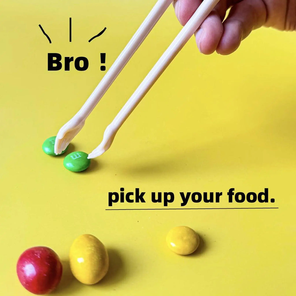 Funny Palm Chopsticks Baby Kids Beginners Practical Chopstick