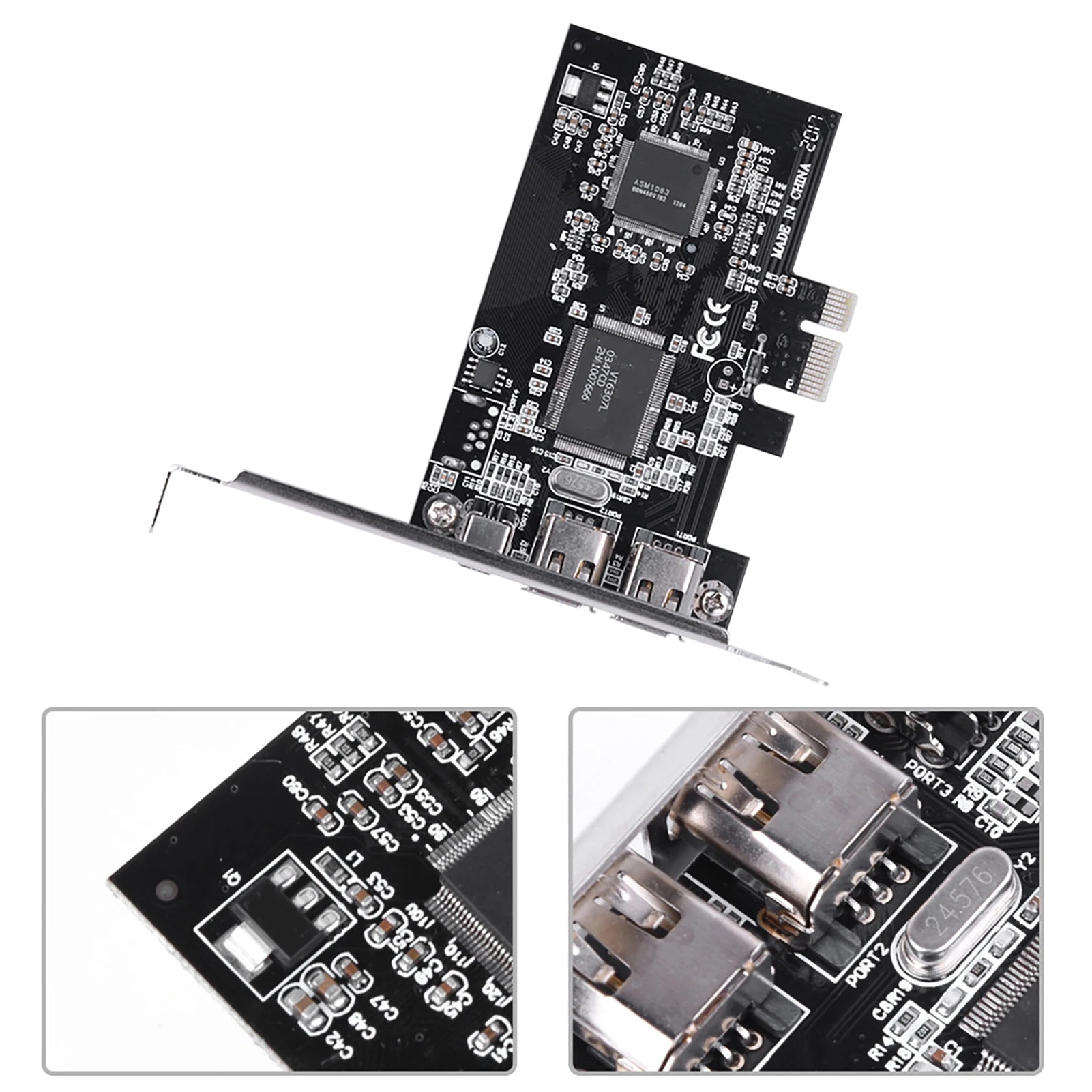 Firewire Controller Card Pci E PCI-E Express 1394a IEEE 1394 Cable