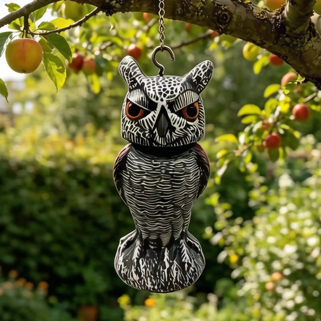 Owls Keep Birds Away Realistic Owl Garden Decoration Patio Bird
