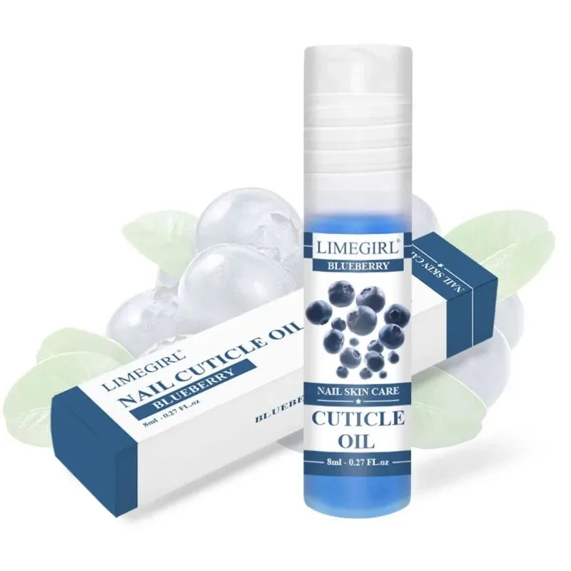 6 Smells Rolling Nail Nutrition Oil Pen Treatment Repair Prevent Zpaxo Blueberry