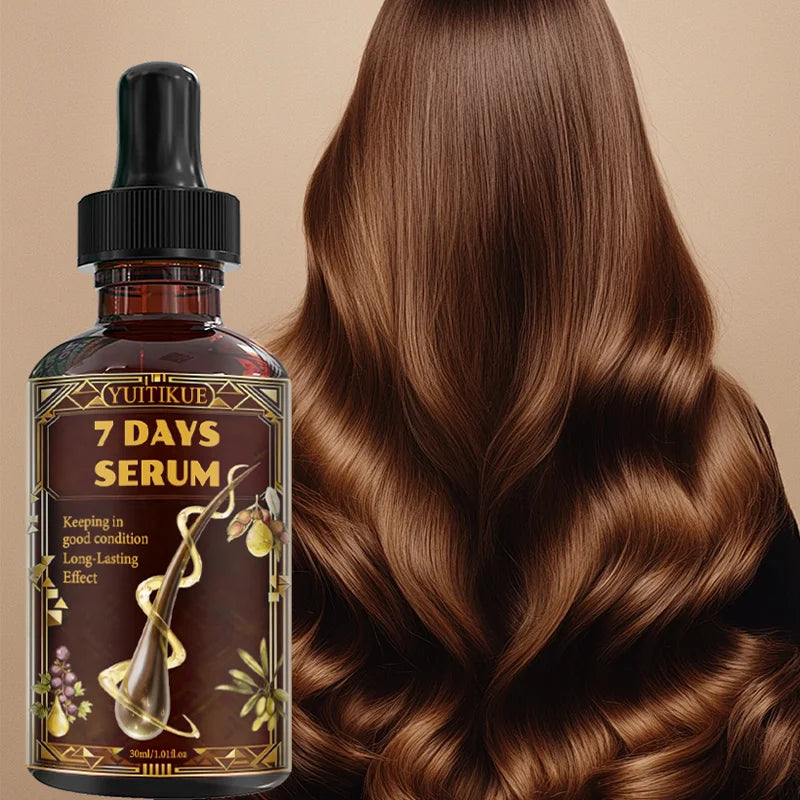YUITIKUE 7-Day Hair Care Essence – Nourish Dry Dull Hair Hair Care Essence Zpaxo