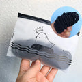 100PCS/Set Women 3.5CM Basic Nylon Elastic Hair Bands Ponytail Hair Scrunchie Rubber Bands Headband Hair Accessories Headwear Zpaxo Black 100Pcs