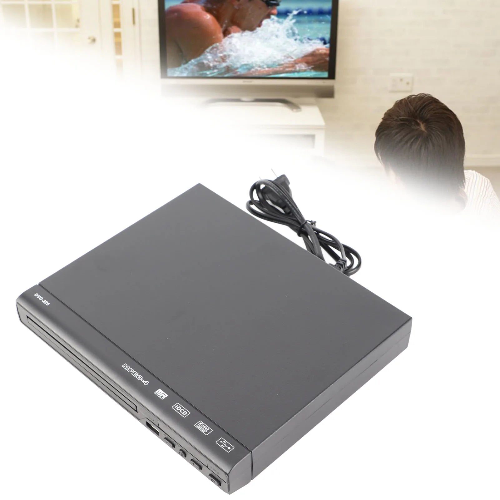 DVD Play Equipment Home Audio Video Player Household USB Interface