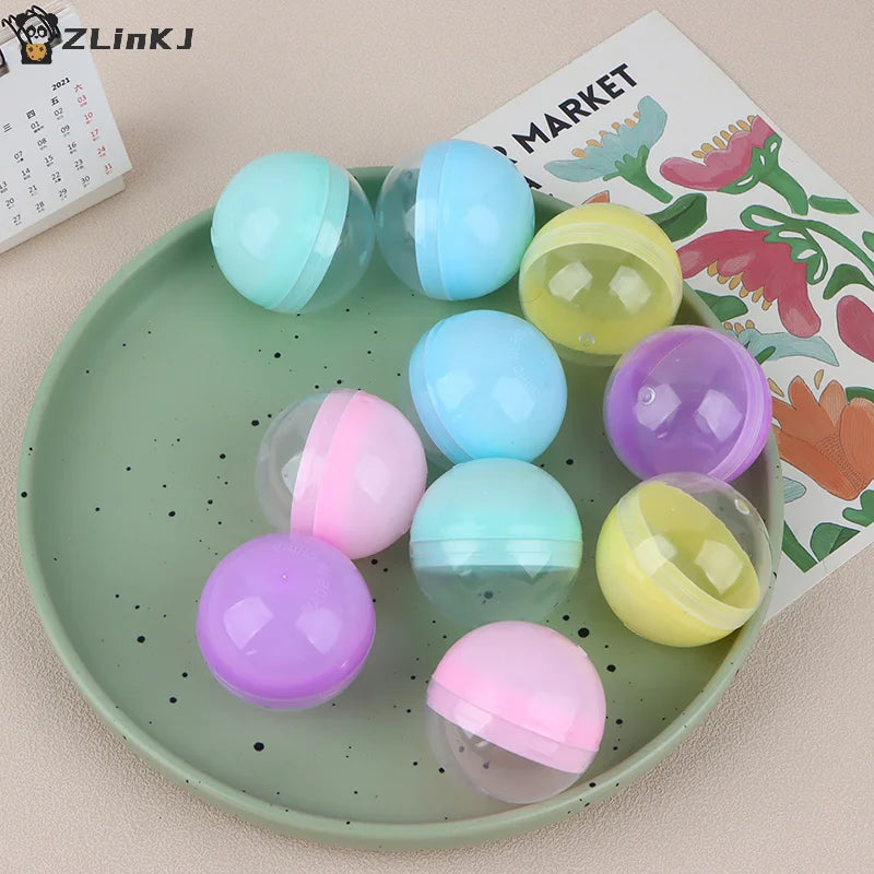 Fillable Ball Empty Vending Machine Capsules Bulk Container Round Zpaxo