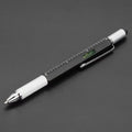 7 in1 Multifunction Ballpoint Pen Modern Handheld Tool Measure Zpaxo 1pc Black