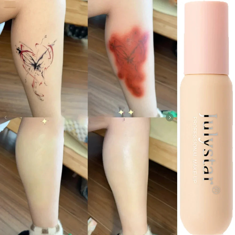 Skin Camo Concealer - Tattoo & Blemish Cover Foundation, Smudge-Proof, Sweat-Resistant, Buildable Matte Finish BB Cream Cosmetic Zpaxo