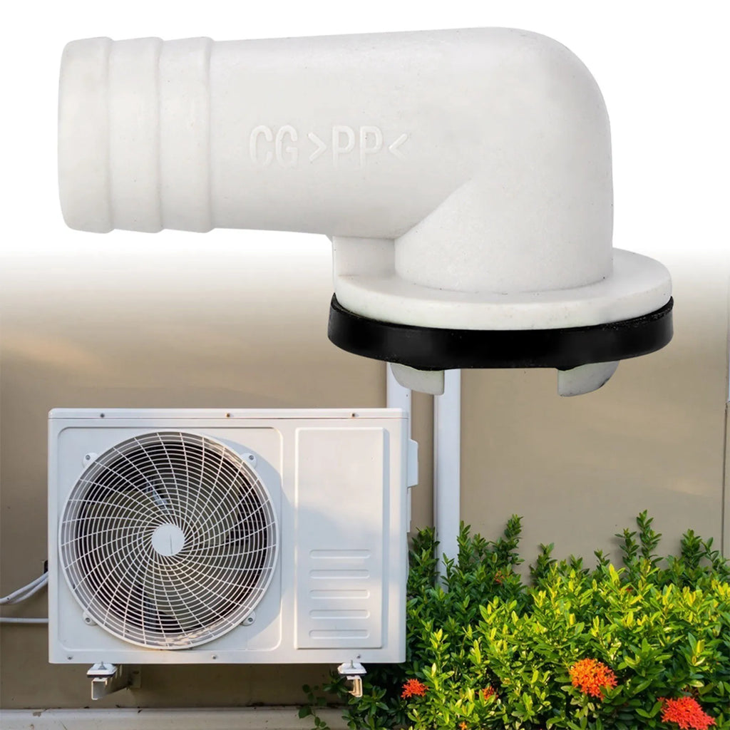 Air Conditioner Drain Outfall Right Angel Outlet Connector Pipe