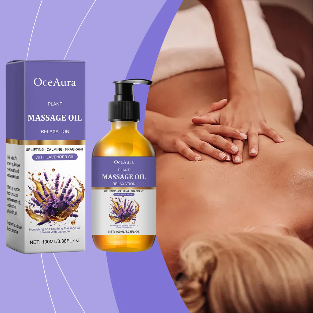 Lavender Essential Oil For Body Moisturizing Skin Relief Muscle Sore Help Sleep Spa Relaxing Anti Cellulite Body Massage Oil Zpaxo