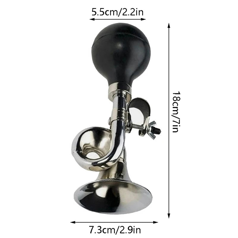 Bicycle Snail Air Horn Loud Full Mouthed Bicycle Cycle Bike Retro Bugle Trumpet Bell Mountain Bike Riding Bicycle Accessories Zpaxo