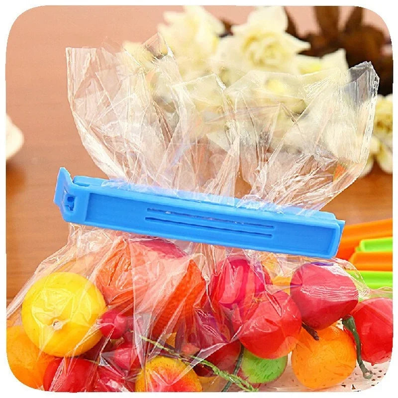 10/20Pcs Portable New Kitchen Storage Food Snack Seal Sealing Bag Clips Sealer Clamp Plastic Tool Kitchen Accessories Wholesale Zpaxo