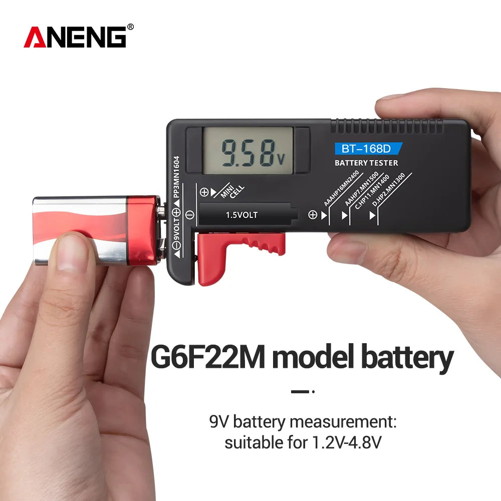 ANENG BT-168 BT-168D Digital Battery Capacity Tester Electronic Test