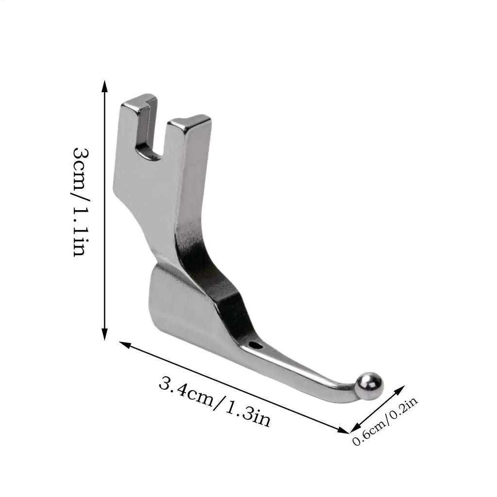 Sewing Machine Foot Attachment No-Bead-Tapping Design Anti-Curl Technology Bead Sequin Special Presser Foot for Embroidered Zpaxo