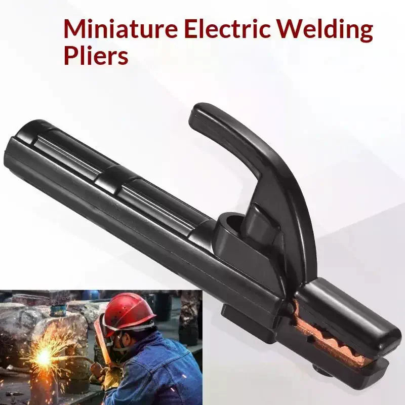 1Pcs Copper Heavy Jaw Holding Plier With Soft Handle 300 AMP Welding Electrode Holder For Arc MMA Welder Zpaxo