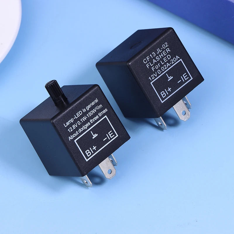 CF13 CF14 3-Pin 12V LED Turn Signal Flasher Relay | Universal