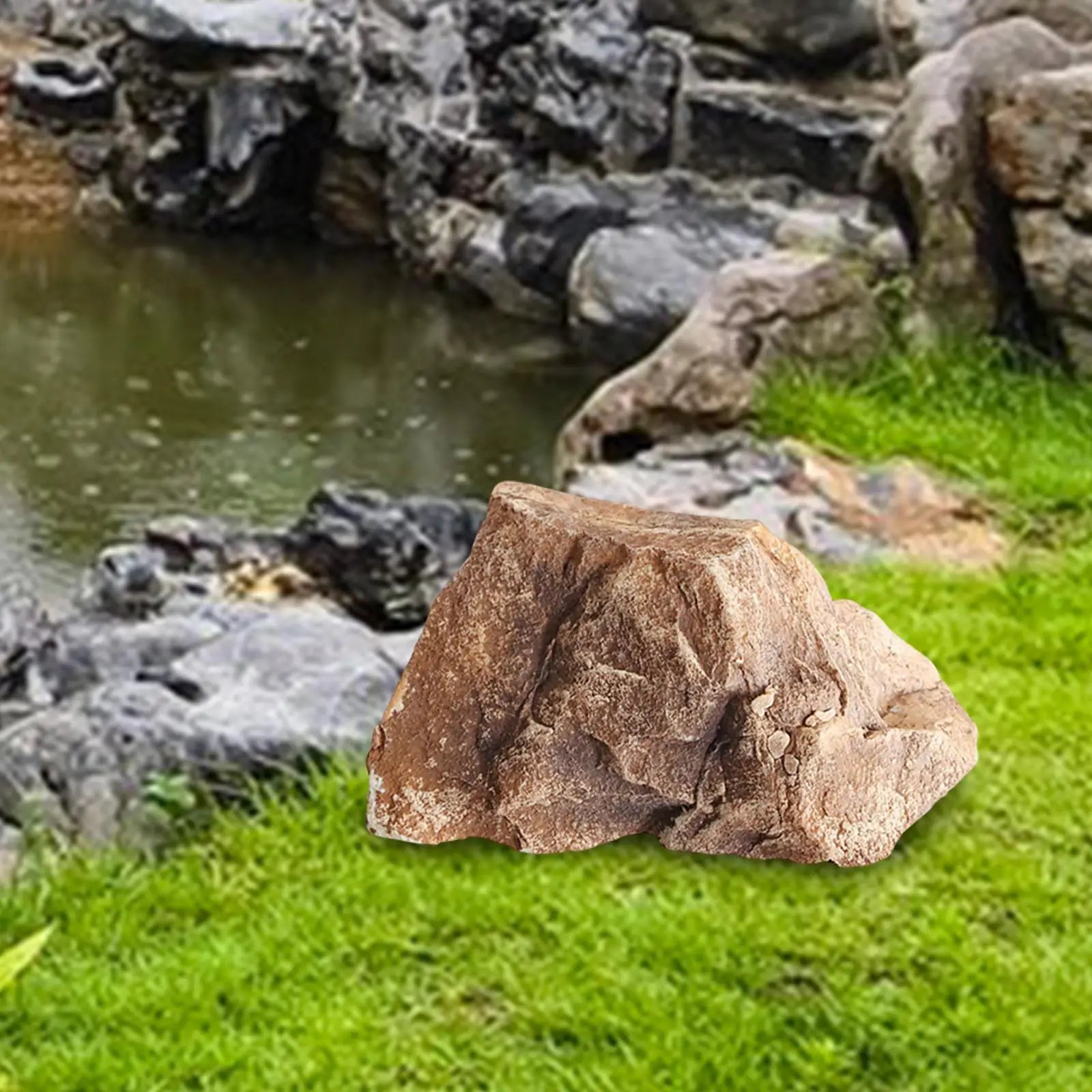 Artificial Rock Lightweight Versatile Sandstone Landscape Natural Zpaxo