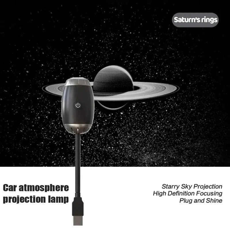 Atmosphere Projection Car Ambient Light Large Range Projection Romantic Atmosphere Multiple Scenes Adjustable Focus Distance Zpaxo D