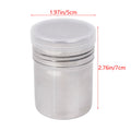 Kitchen Cake BBQ KitchTools Stainless Steel Coffee Shaker Cocoa Chocolate Flour Powdered Sugar Sieve Filters With Lid 1Pc Zpaxo 1