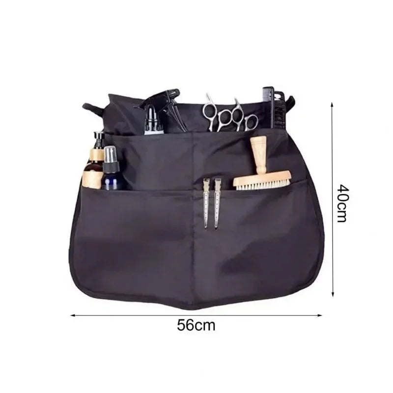 Hair Stylist Half Apron – 5 Pockets Waterproof Barber Apron Stylist Work Apron Zpaxo