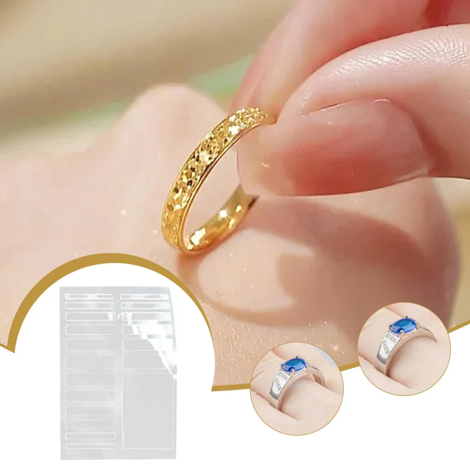 Invisible Ring Adjuster 19 Transparent Snug Tightener Comfortable