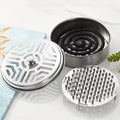 3-Piece Stainless Steel Incense Tray Set – Indoor & Outdoor Incense Holder Set Zpaxo 3pcs set B