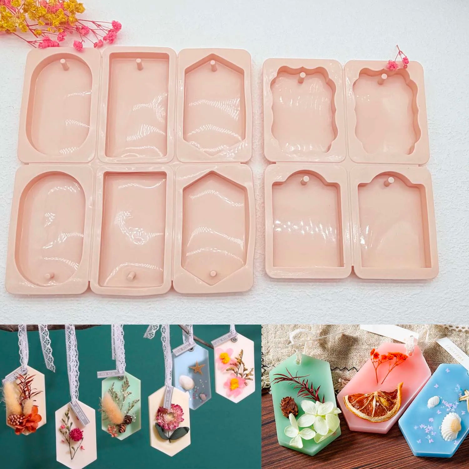 Silicone Flower Mold – DIY Soap, Wax & Aromatherapy Tablet Silicone Craft Mold Zpaxo