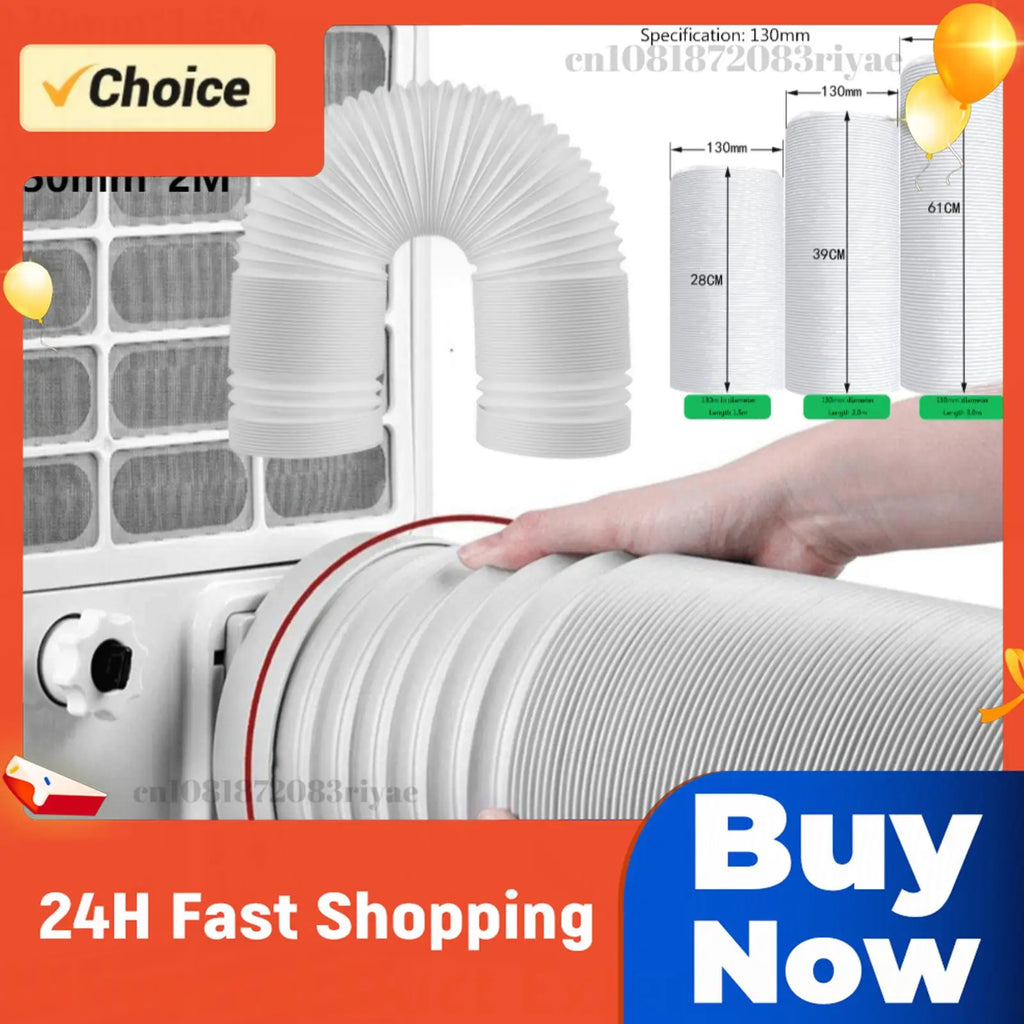 130 Duct Extension Pipe Telescopic Flexible Mobile 1 5M 2M Air