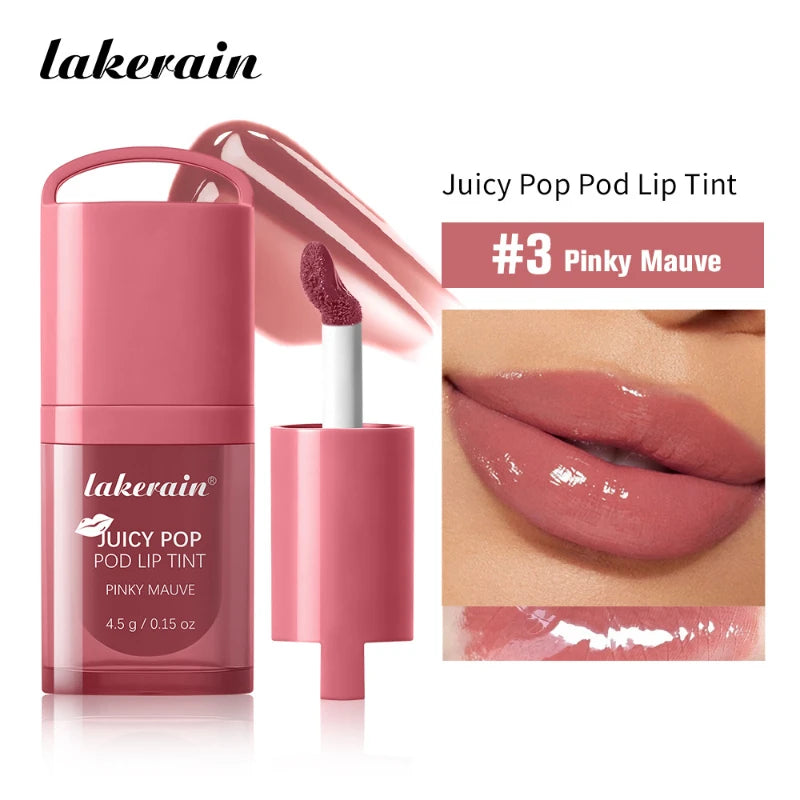 Glossy Mirror Lip Oil – Hydrating Plumping Tinted Lip Glaze Tinted Lip Oil Zpaxo 3 Pinky Mauve