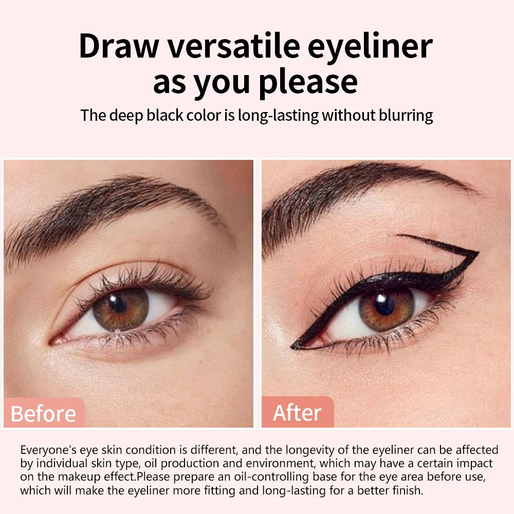 Eyeliner Pen Waterproof Fast Drying Durable Smooth Easy Creating