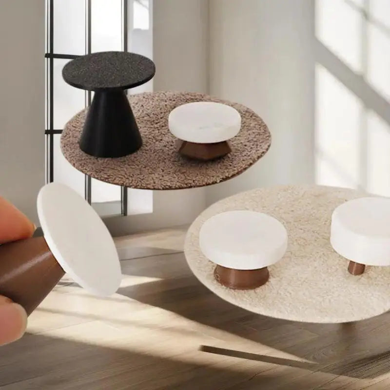 Mini Toy Home Decorations Handmade DIY Stool Table Models Artful Zpaxo