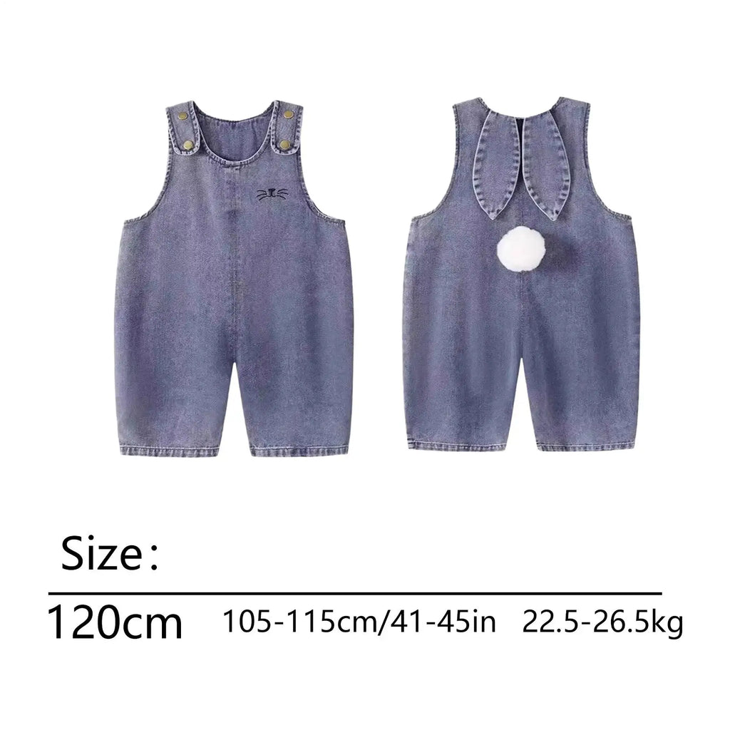 Boys Overalls Soft Breathable Funny Spring Easter Bunny Costume Holiday Decor For Indoor Home Daily Travel Camping Celebration Zpaxo