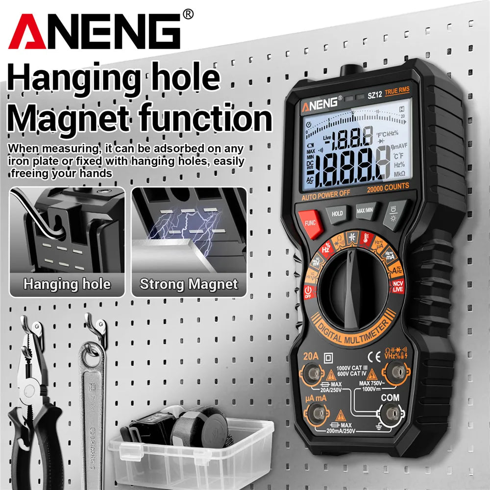 ANENG SZ12 Digital Multimeter 20000 Current Multimetro Resistance