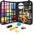 Needle and thread set, black needle and thread set, home travel needle and thread set, sewing artifact set of 188 pieces Zpaxo ZXB 188