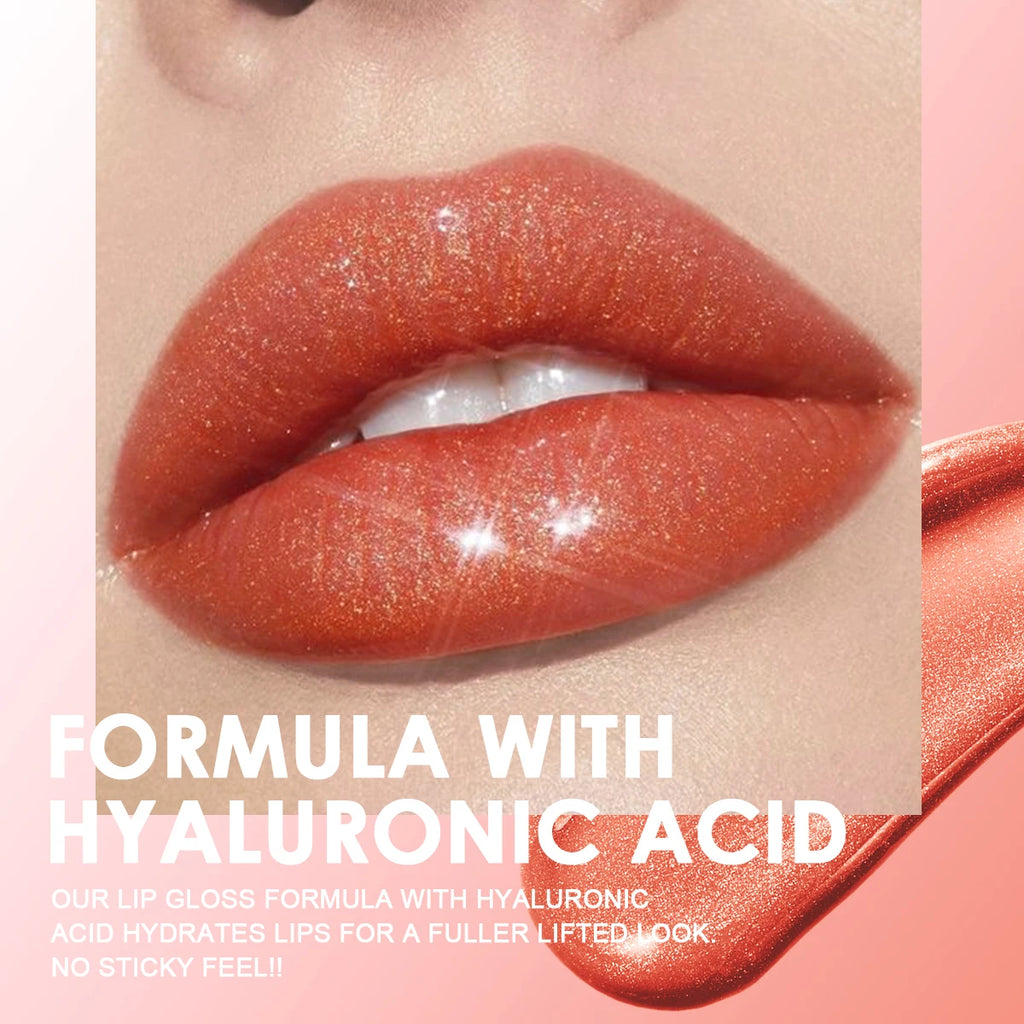 1 Pc Water Glossy Mirror Jelly Lip Gloss Moisturizing Lips Shine Delicately Brightening Lip Color Zpaxo