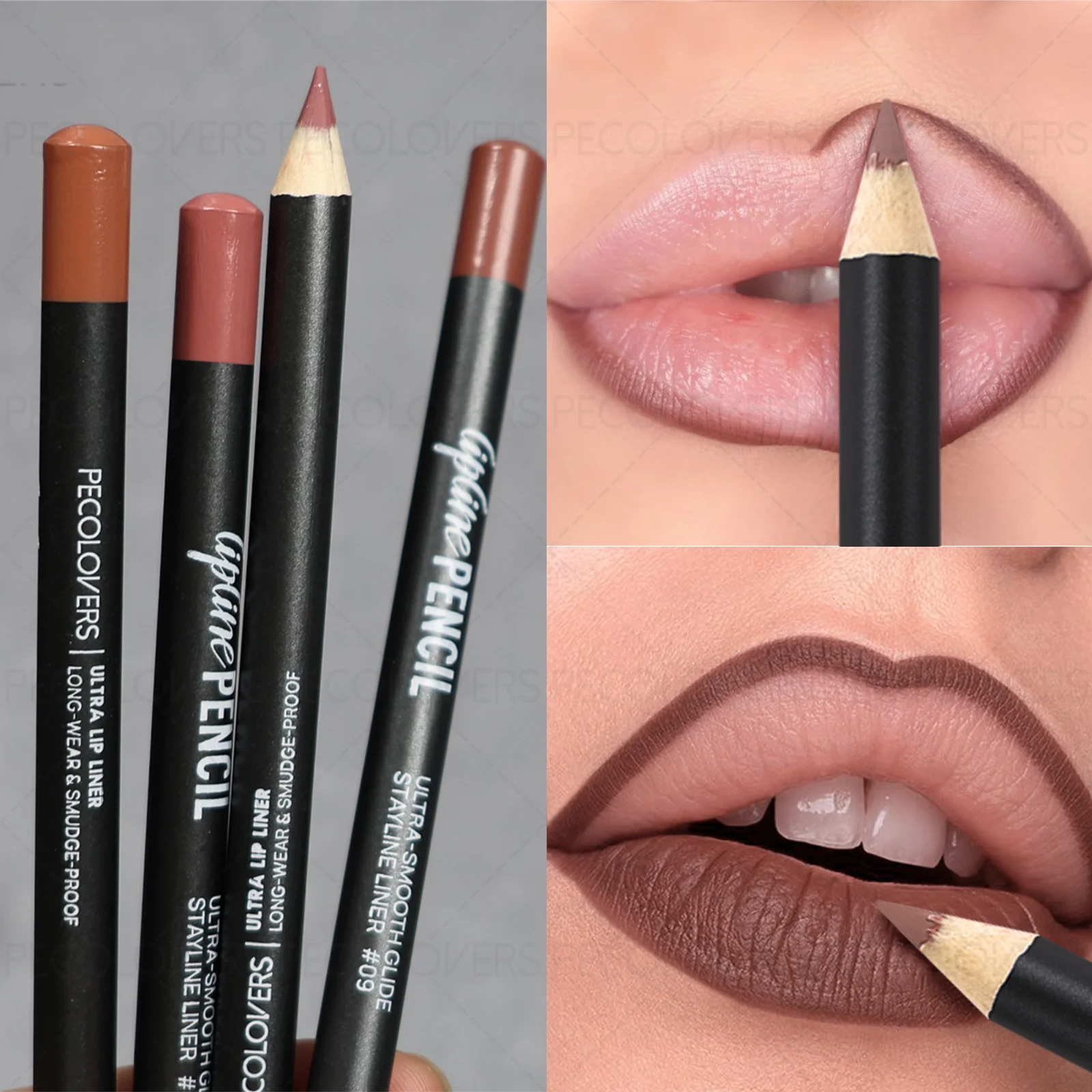 1PC Cream Texture, Outline Lip Line, Fill Lip Color, Silky Smooth, Lip Liner, Easily Create Natural or Exaggerated Lip Shape Zpaxo